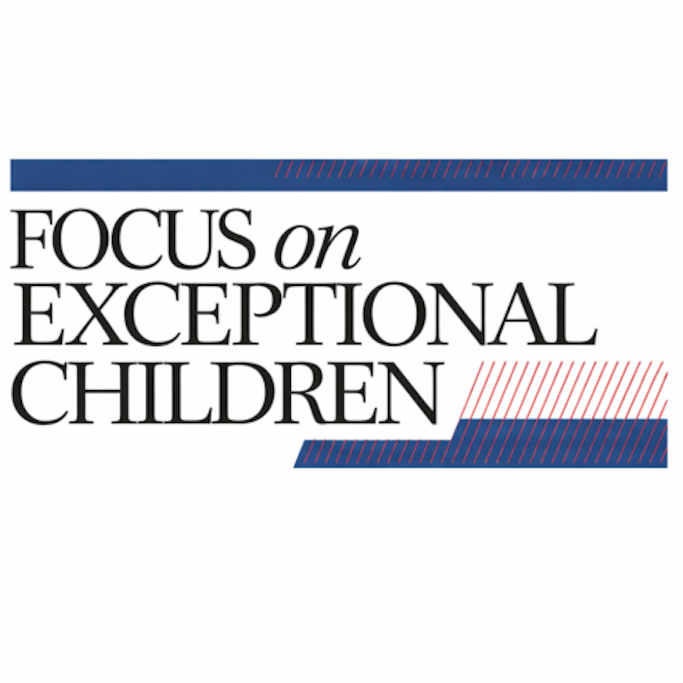 Title of Journal. Focus on Exceptional Children.